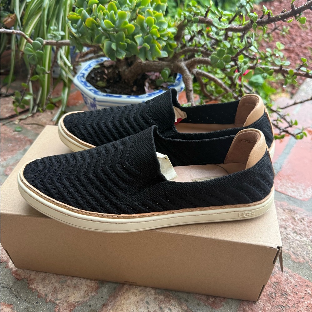 UGG Black Slip-On Shoes